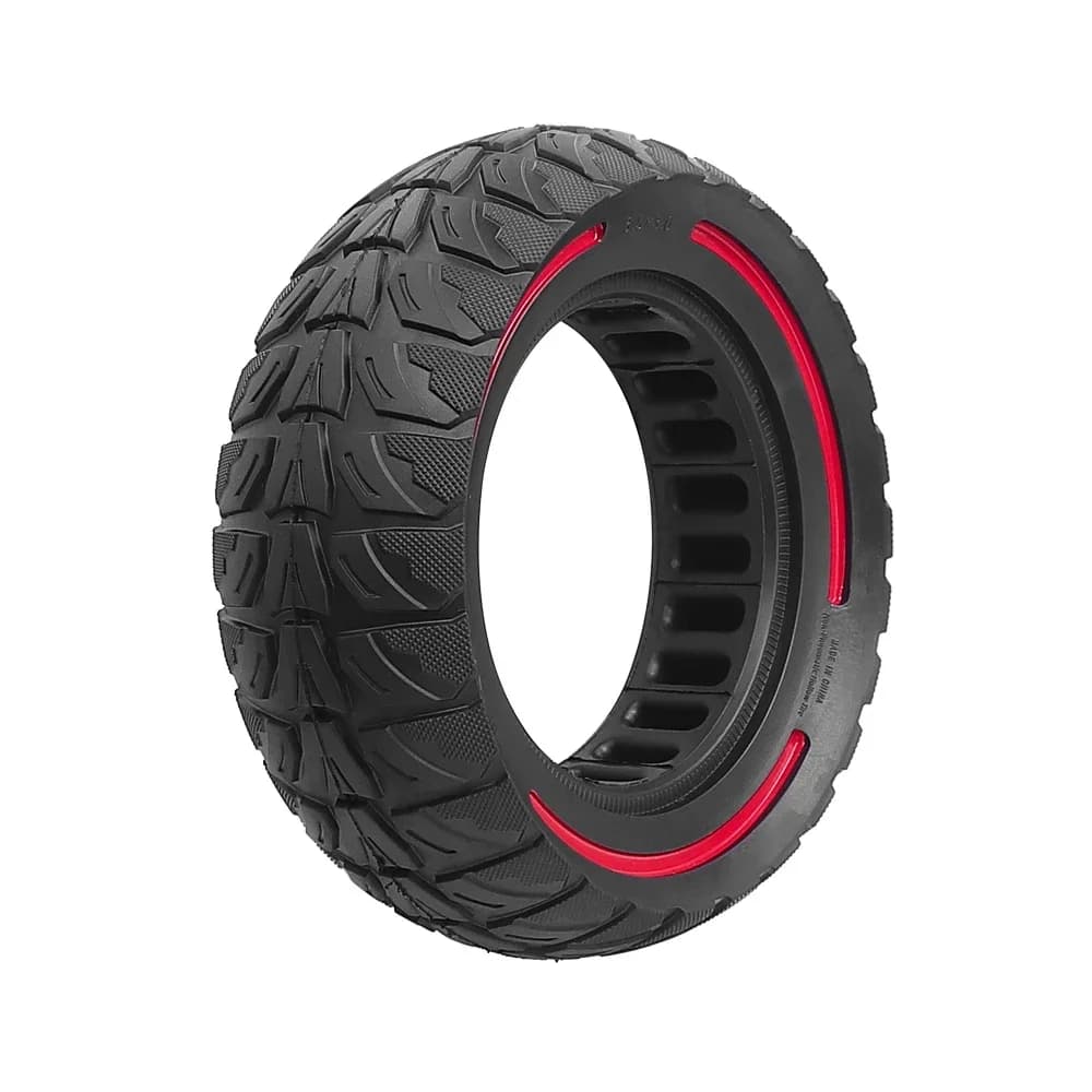 Defektálló tömör gumi 8,5×3 Vsett 8, 9+, Zero 8, 9 és Kugoo G2 Pro rollerhez – piros 1 db
