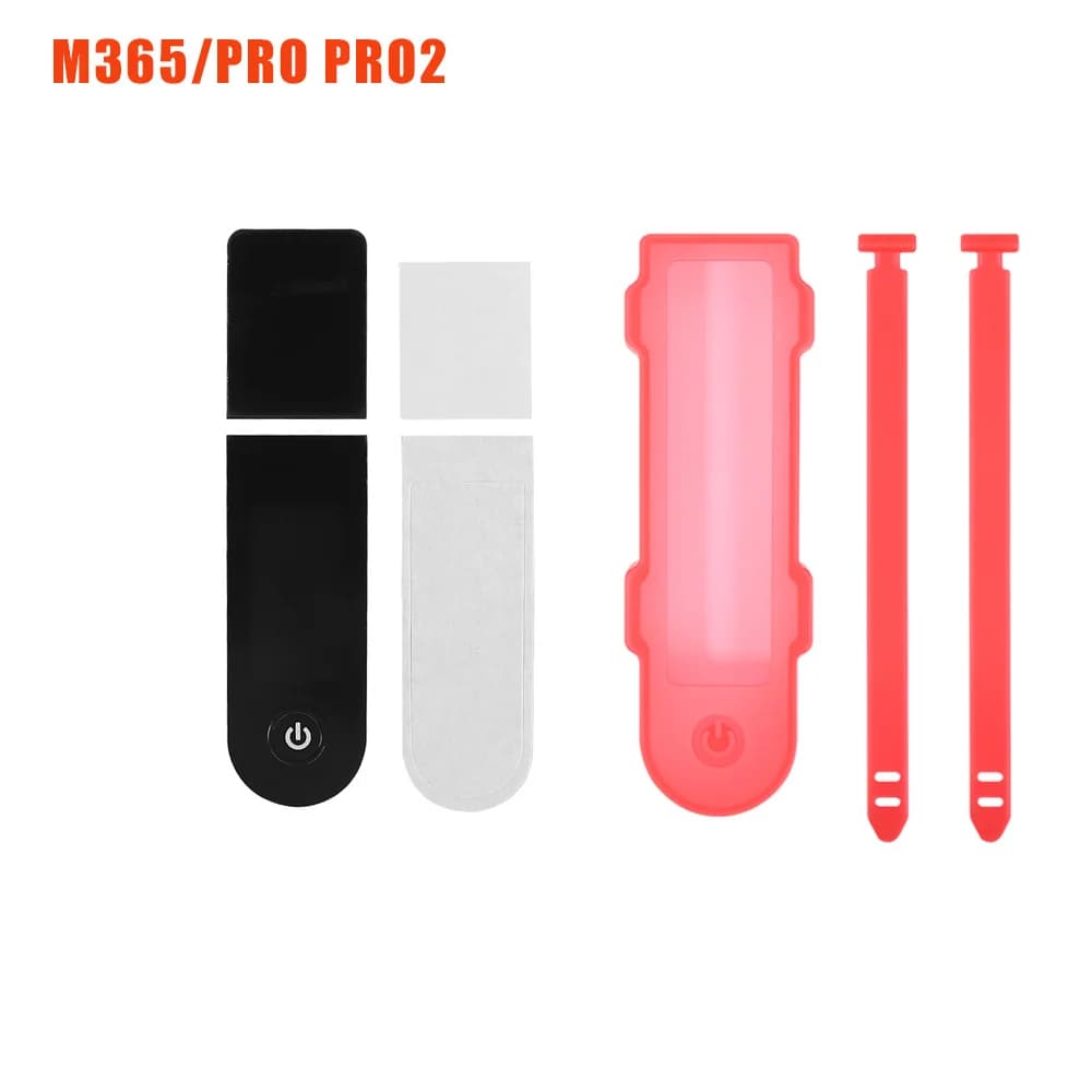 Szilikon kijelzővédő rögzítőpánttal Xiaomi M365 Pro, Pro 2 rollerhez – piros cover