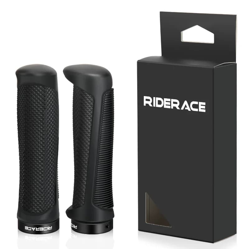 Riderace egyoldalt rögzíthető ergonomikus markolat – fekete