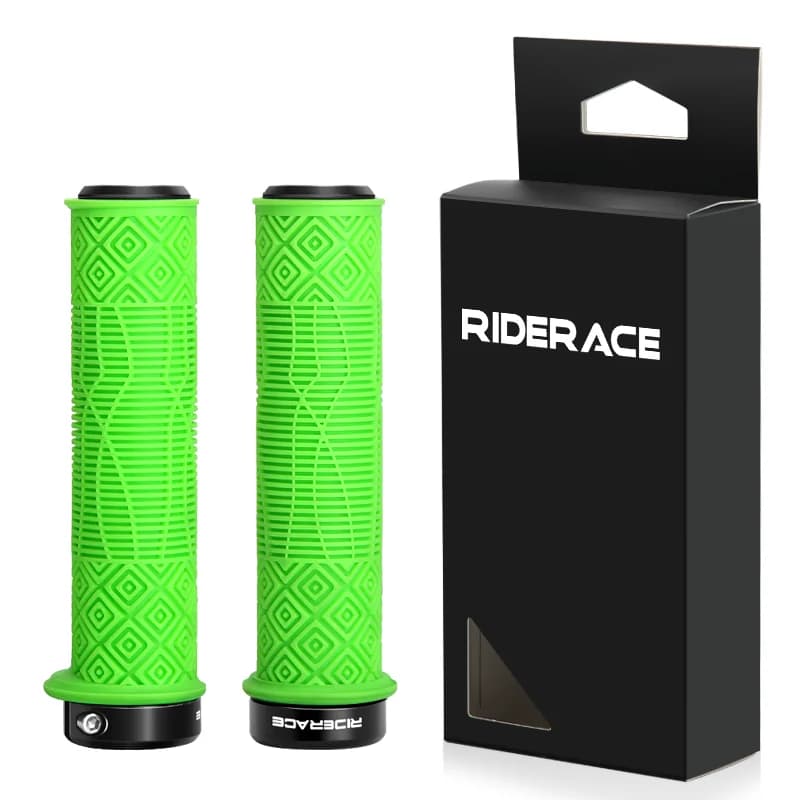 Riderace ergonomikus TPR markolat szarvval – zöld