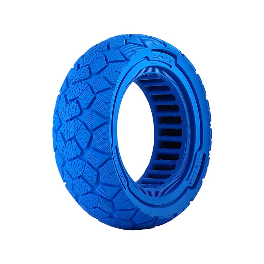 Méhsejt-szerkezetű tömör terepgumi 9×3.0-5.5 Kukirin G2 Pro rollerhez – kék