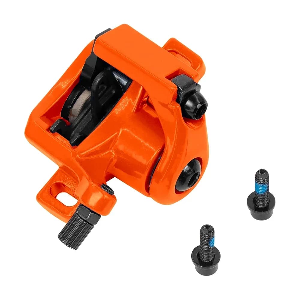 Fékalkatrészek Xiaomi Mi 3 rollerhez: tárcsafék-nyereg, féktárcsa, bowden – narancs brake