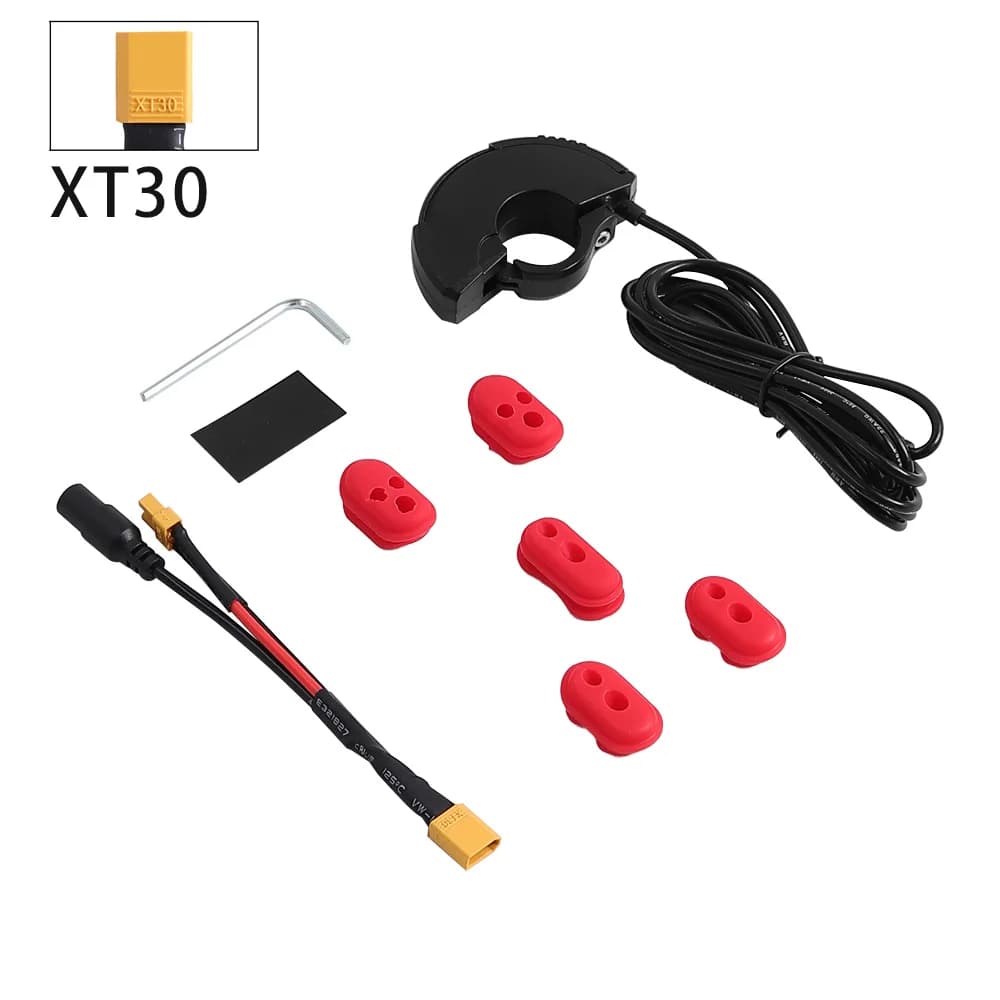 Kormányra szerelhető USB telefontöltő XT30 / XT60 csatlakozóval (Ninebot, Kugoo, Xiaomi) – XT30