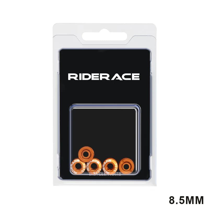 Riderace 7075 alumínium lánckerékcsavar M8 (5 db) – 8,5 mm arany