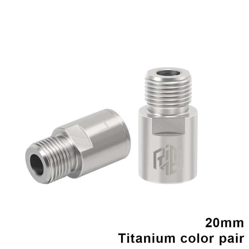Riderace pedálhosszabbító 20 mm (9/16") – ezüst