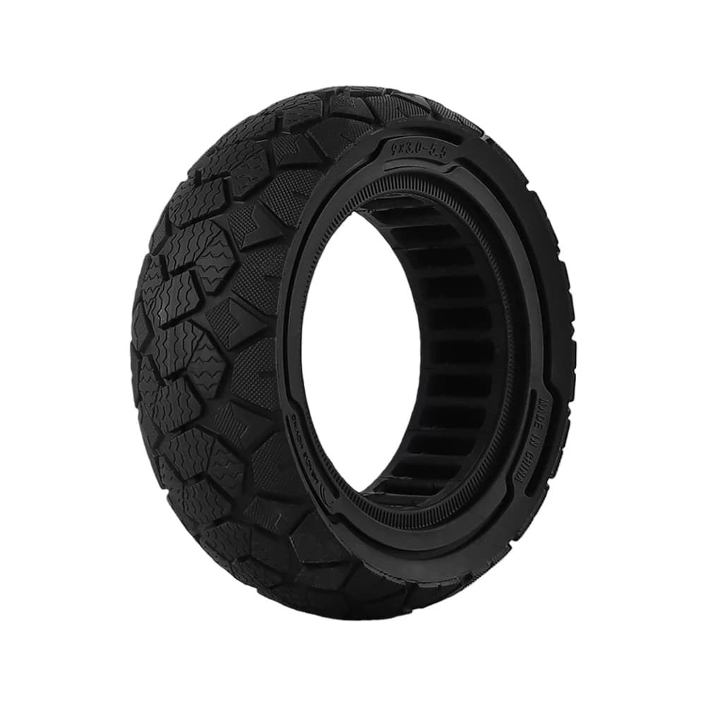 Méhsejt-szerkezetű tömör terepgumi 9×3.0-5.5 Kukirin G2 Pro rollerhez – fekete
