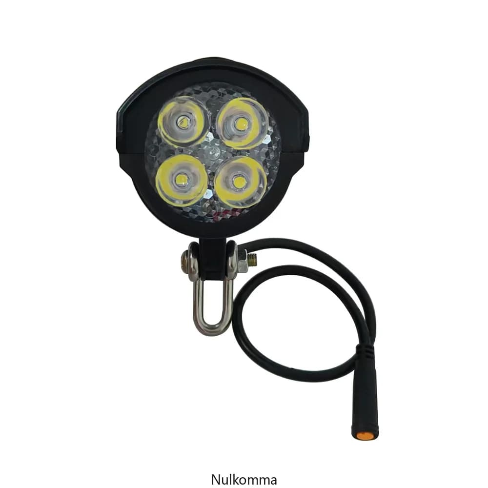 LED lámpakészlet e-bike-hoz: első és hátsó lámpa kürttel, 36/48 V