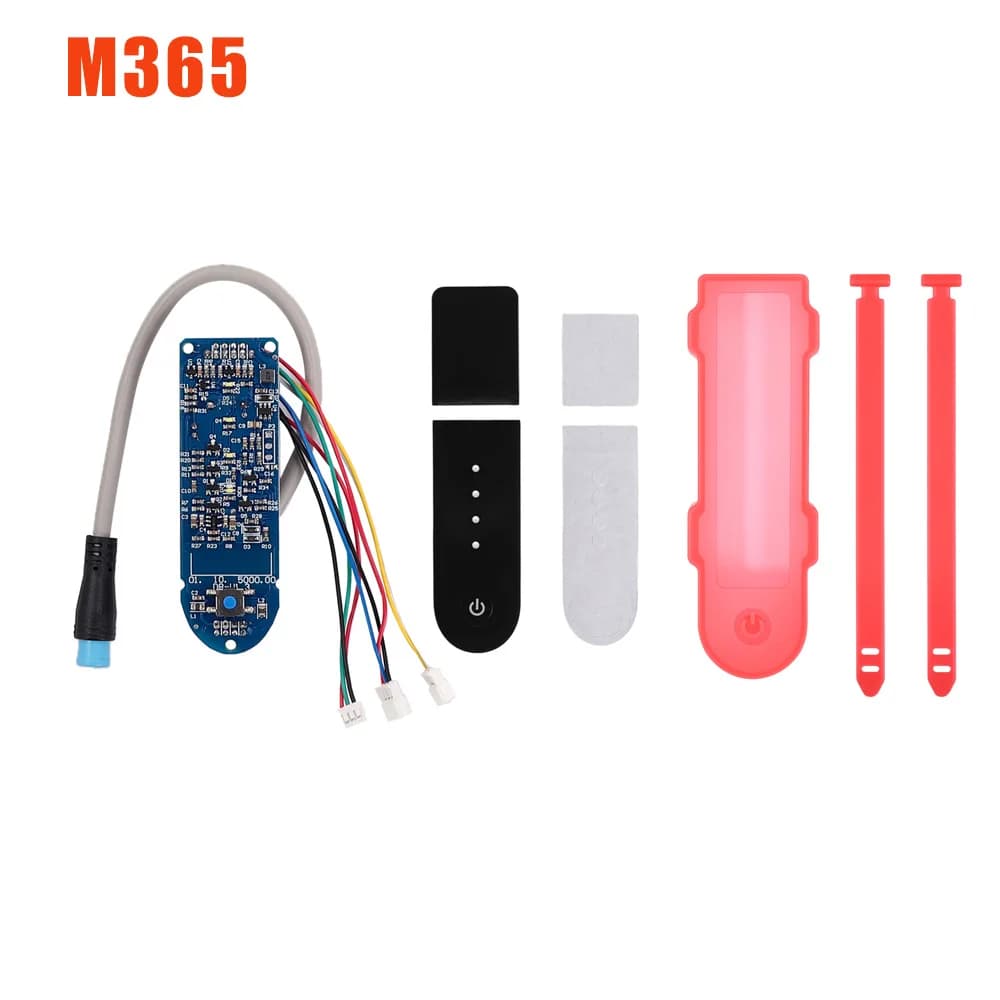 Szilikon kijelzővédő rögzítőpánttal Xiaomi M365 Pro, Pro 2 rollerhez – m365 piros