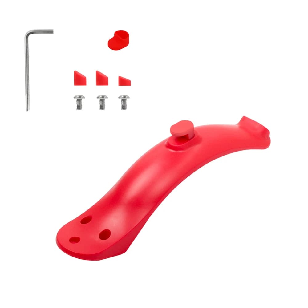 Rövid hátsó sárvédő szilikondugóval Xiaomi M365, M187, Pro rollerhez – Type F