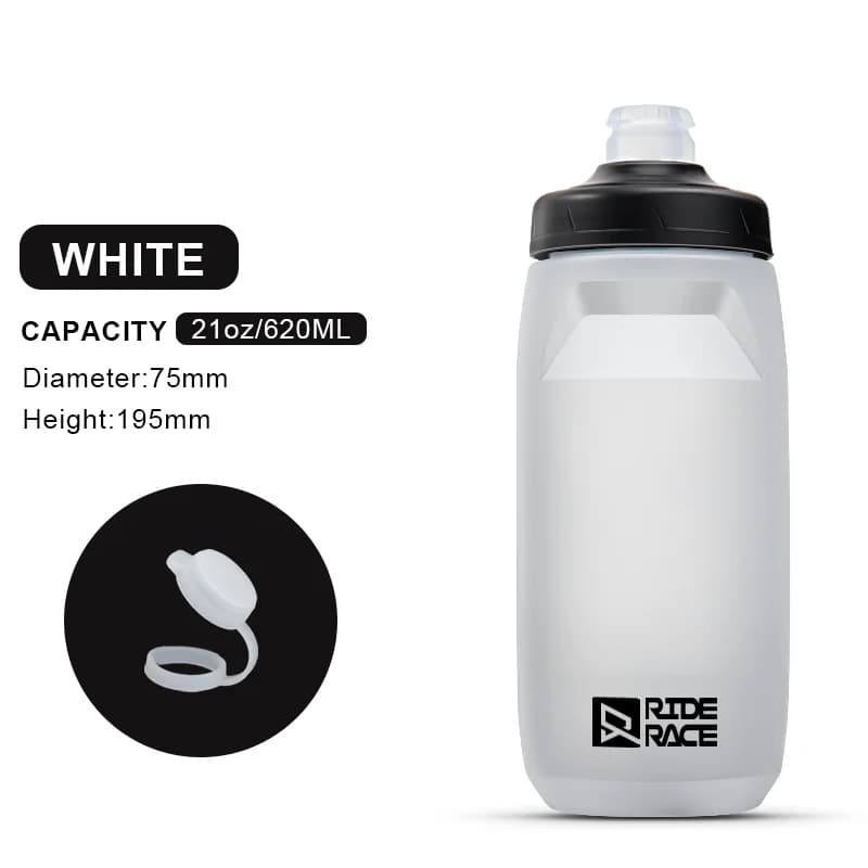 Nagy űrtartalmú sportkulacs, 620/750 ml – fehér 620 ml