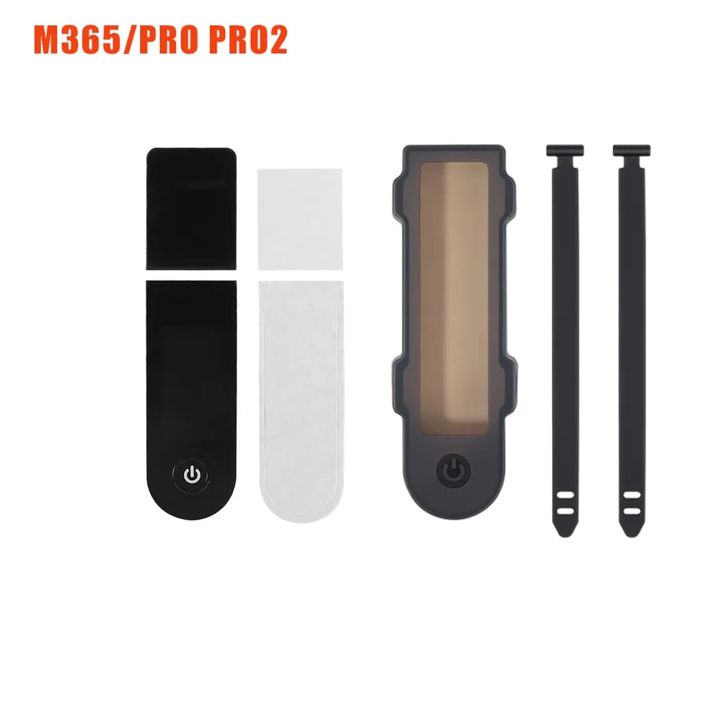 Szilikon kijelzővédő rögzítőpánttal Xiaomi M365 Pro, Pro 2 rollerhez – fekete cover