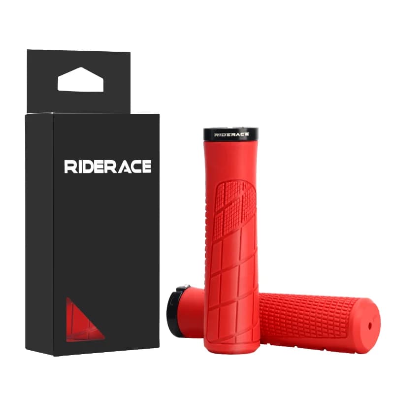 Riderace ergonomikus TPR markolat szarvval – piros