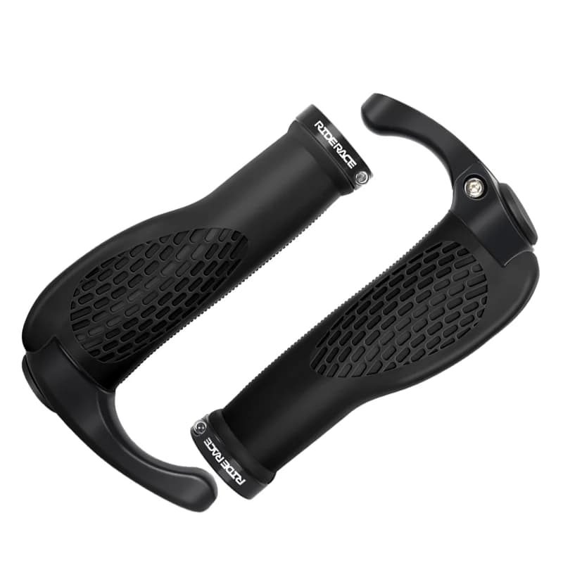 Riderace kétoldalt rögzíthető ergonomikus gumi markolat – fekete