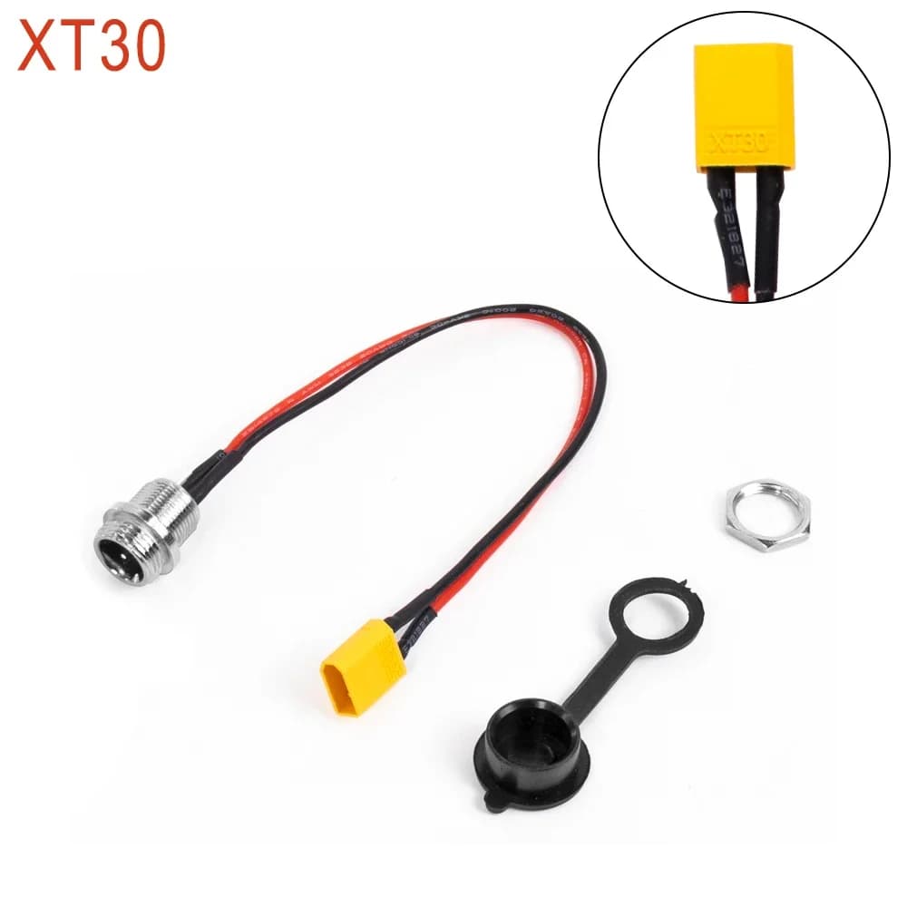 XT60 / XT30 3 tűs töltőaljzat Vsett, Zero és Speedual rollerhez – 1 db XT30