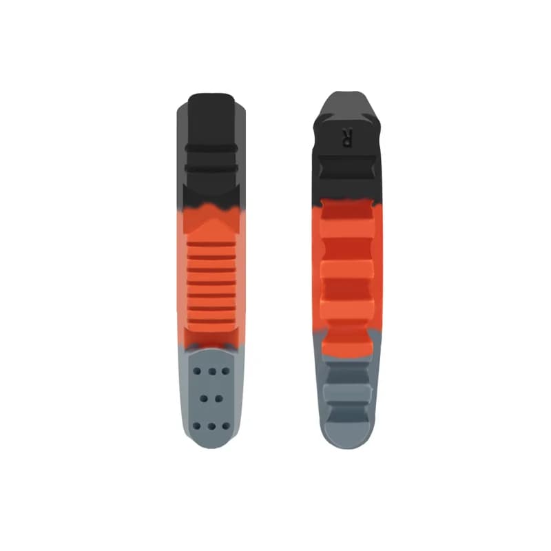 Riderace V-fékbetét CNC tartóval (pár) – Rubber betéttel