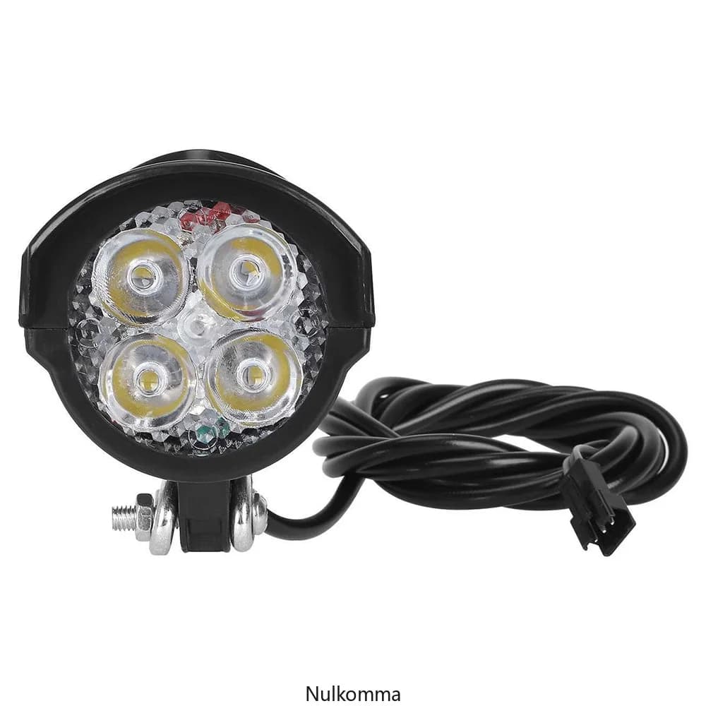LED első lámpa kürttel, 3 tűs, 12–72 V