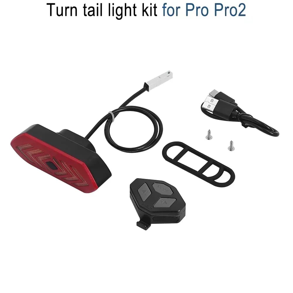 Távirányítós sárvédő-lámpa irányjelzővel Xiaomi M365, 1S, Pro rollerhez – Pro Pro2