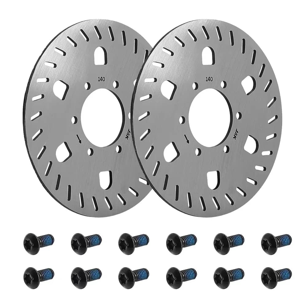 Féktárcsa 140 mm, 6 furatos, csavarokkal Segway Ninebot GT1, GT2 rollerhez – 2 db és screws