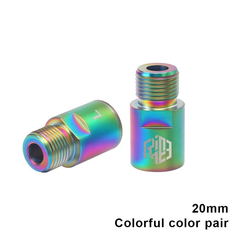 Riderace rozsdamentes pedálhosszabbító 20 mm (9/16") – színes
