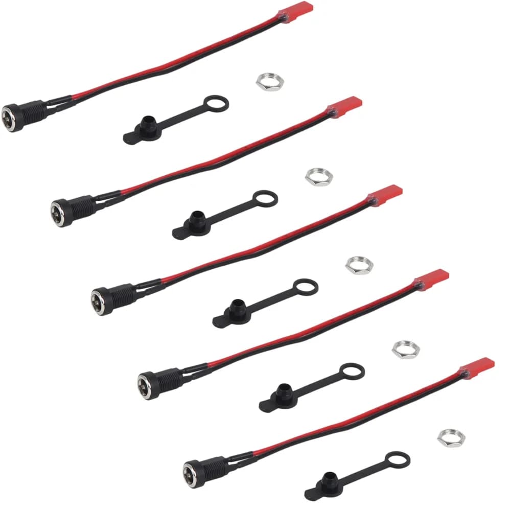 DC töltőaljzat 5,5×2,1 mm vízálló fedéllel Kukirin G3, G4 rollerhez – 5 db