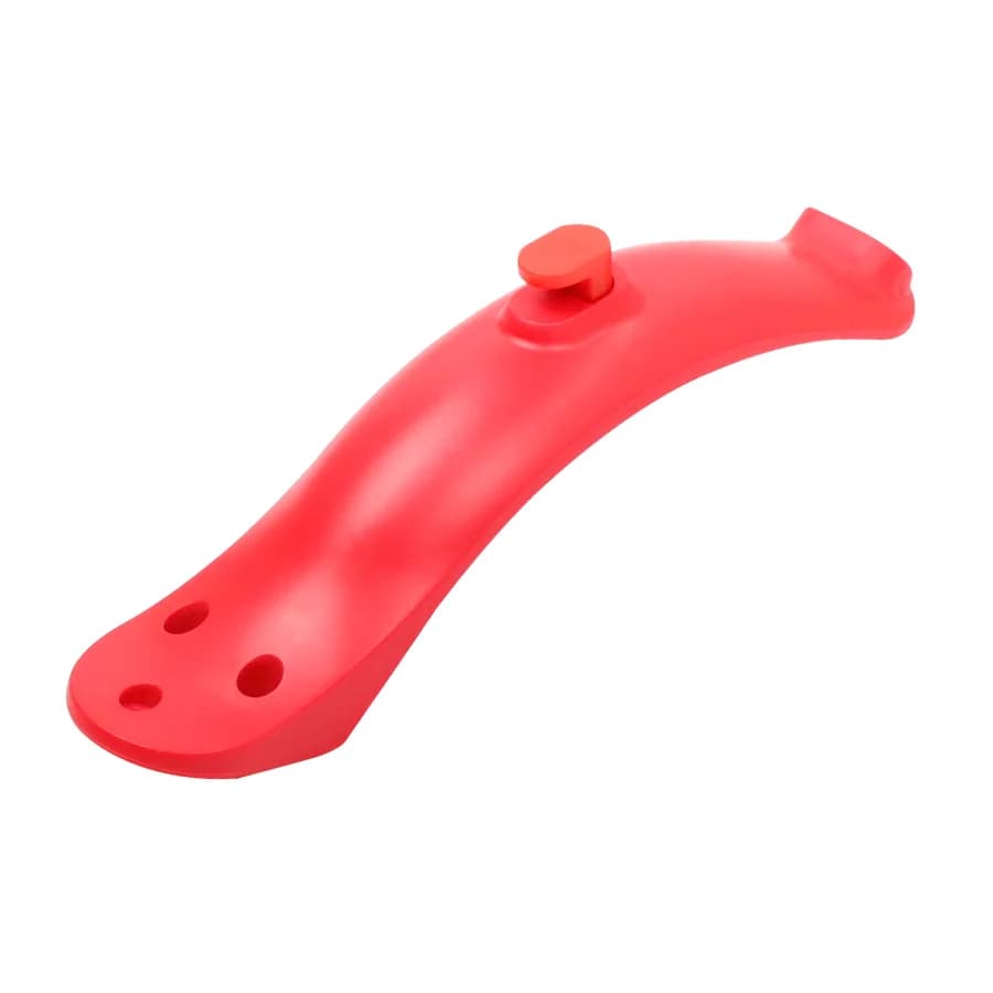Hátsó sárvédő tartóval és figyelmeztető lámpával Xiaomi M365, Pro, 1S rollerhez – piros hátsó fender