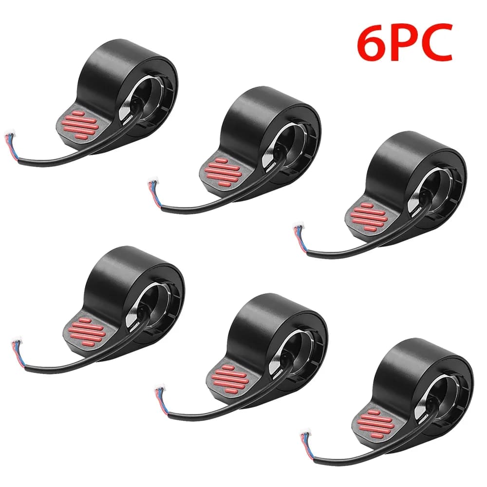 Hüvelykujjas gázkar (6 db) Ninebot ES1, ES2, ES3, ES4 rollerhez – 6 db piros