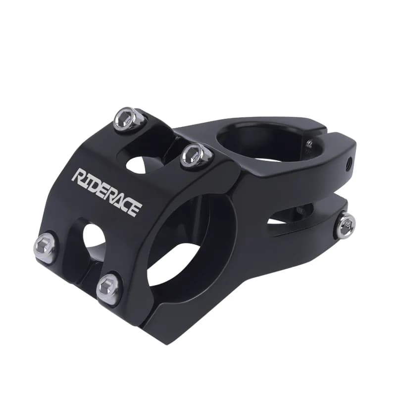 Riderace rövid, 45 mm-es alumínium kormányszár 31,8 mm-es kormányhoz – fekete