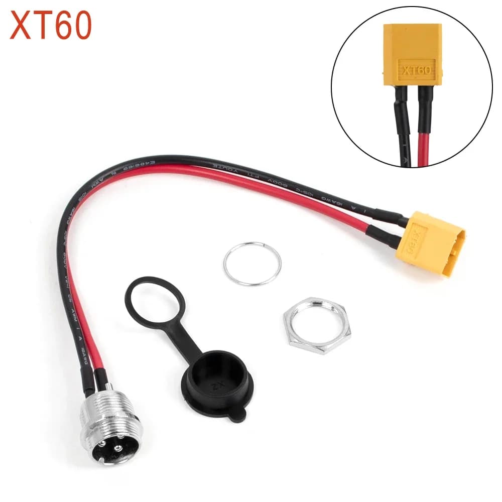 XT60 / XT30 3 tűs töltőaljzat Vsett, Zero és Speedual rollerhez – 1 db XT60