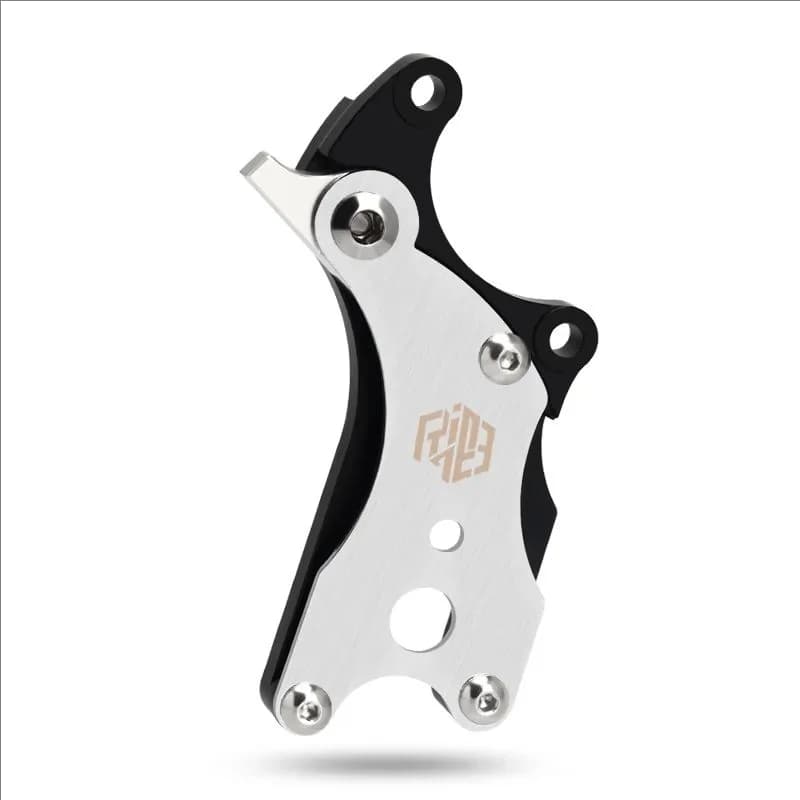 Riderace tárcsafék adapter hátsó kerékhez, V-fékes vázra – fekete