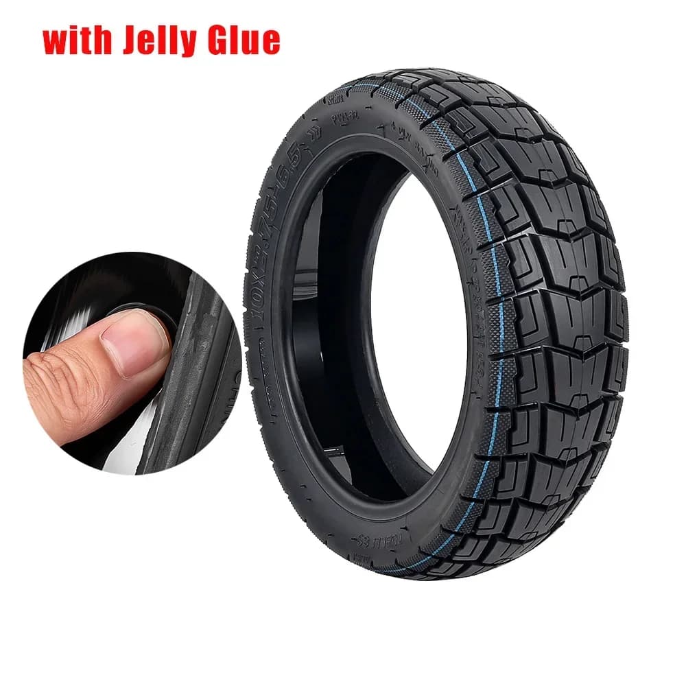Önjavító (zselés) tömlő nélküli gumi 10×2.75-6.5 Kukirin G2, G3, A1 és SmartGyro Rockway C rollerhez – és glue-A