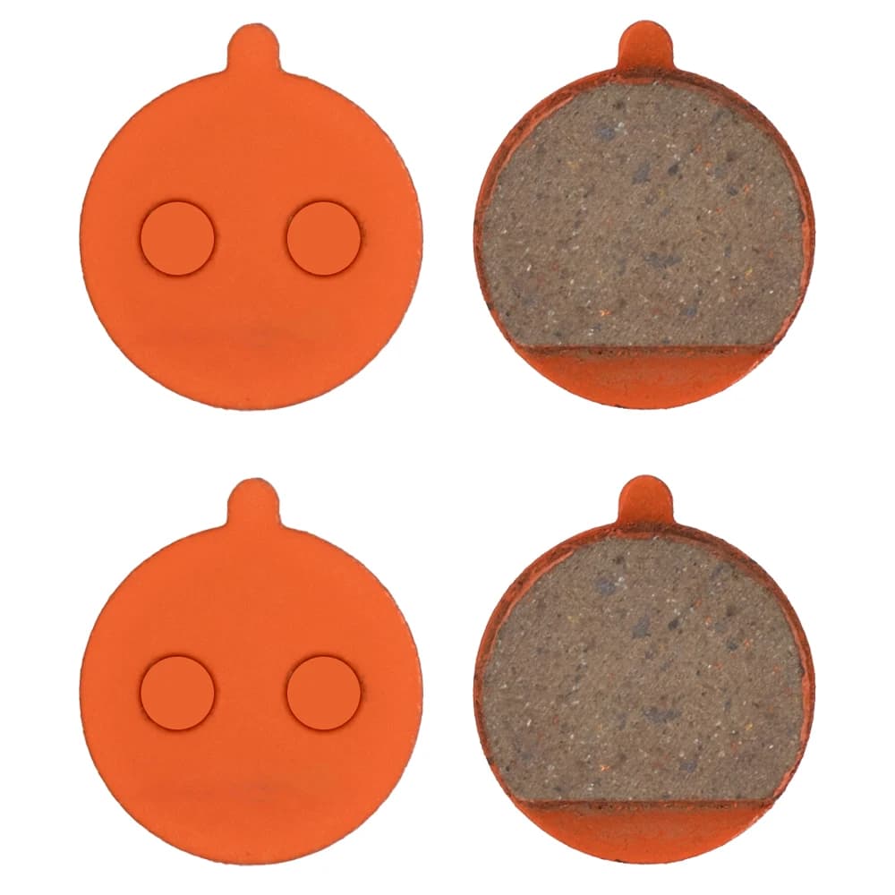 Félfémes tárcsafékbetét Kugoo M4, M2 Pro és iScooter iX3, iX4 rollerhez – 2pairs narancs