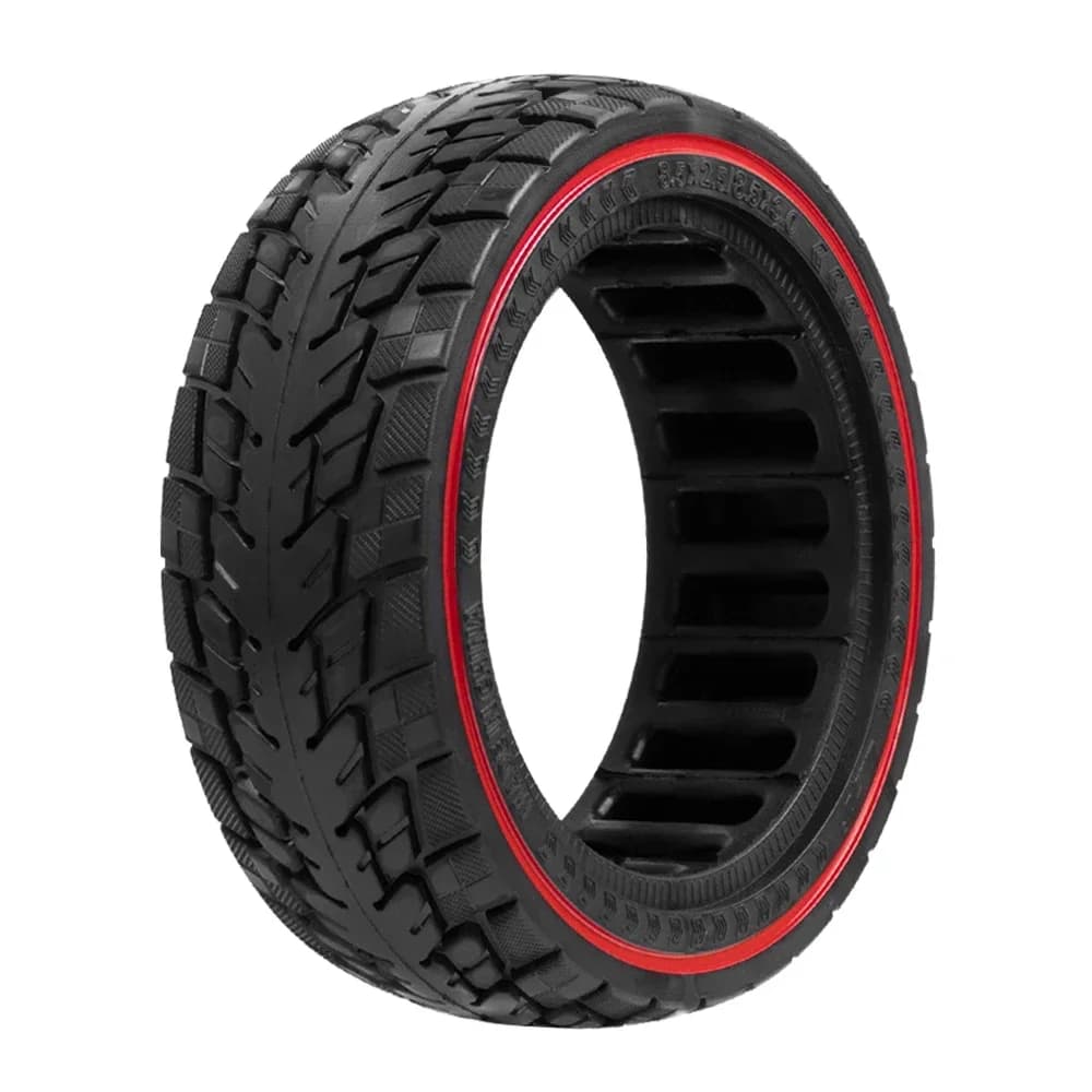 Méhsejt-szerkezetű tömör gumi 8,5×2.5 Dualtron Mini és Speedway Leger rollerhez – piros
