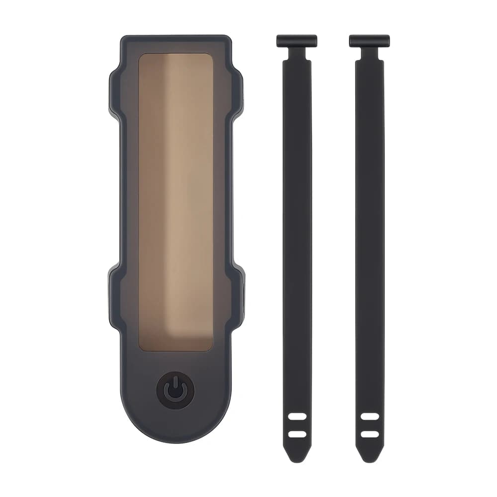 Szilikon kijelzővédő rögzítőpánttal Xiaomi M365 Pro, Pro 2 rollerhez – fekete case