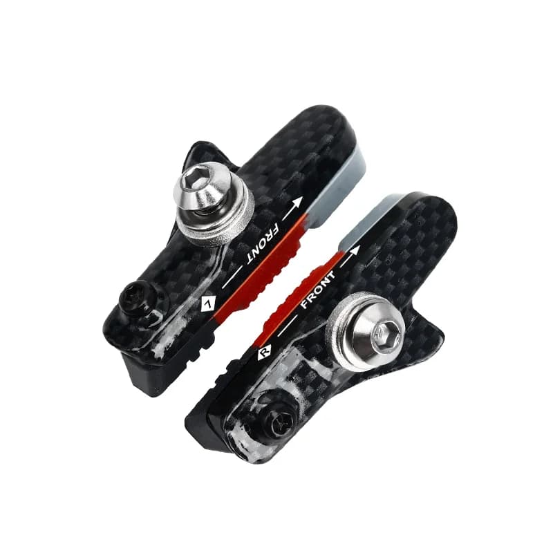 Riderace V-fékbetét CNC tartóval – karbon