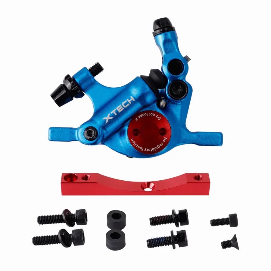 Xtech alumínium hidraulikus tárcsafék Xiaomi M365, Pro, Pro 2, 1S rollerhez – B-blue