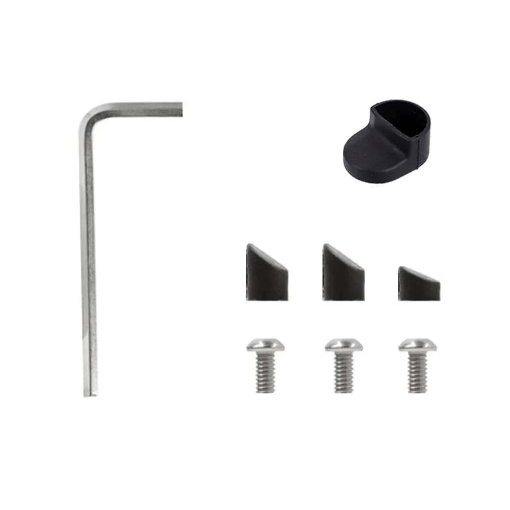 Hátsó sárvédő-készlet lámpával, tartóval és fényvisszaverővel Xiaomi M365, Pro 2, 1S, Mi 3 rollerhez – fekete dust plug
