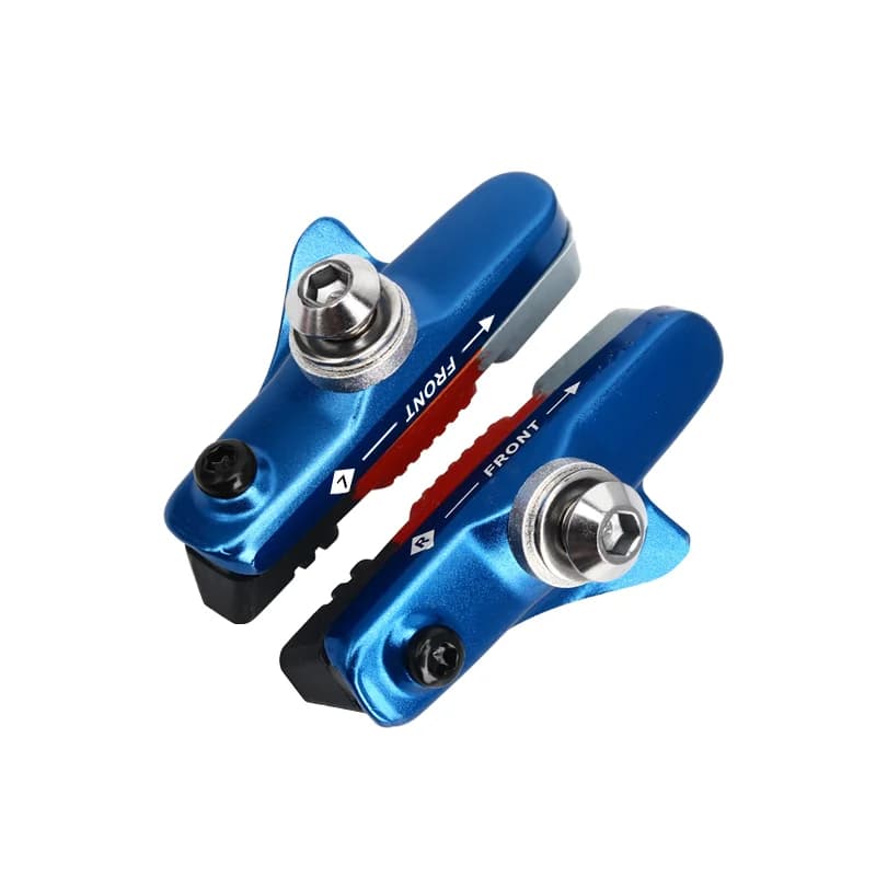 Riderace V-fékbetét CNC tartóval – kék