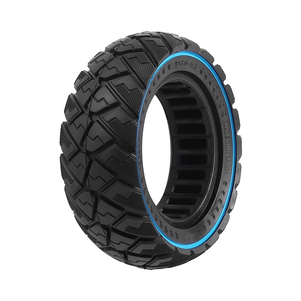 Defektálló tömör gumi 9×3.0-5.5 Kugoo Kirin / Kukirin G2 Pro rollerhez – kék