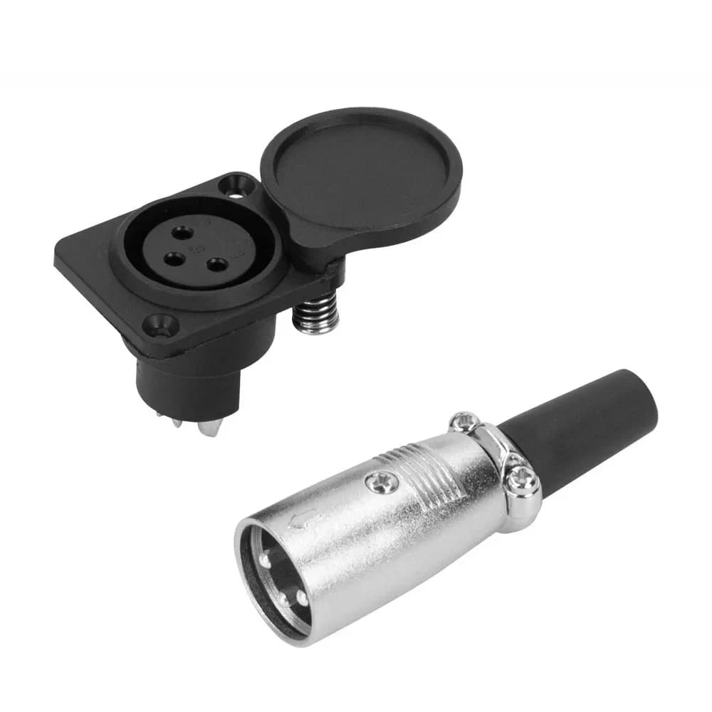 3 tűs töltőaljzat-csatlakozó rollerhez és elektromos kerekesszékhez – 1pair