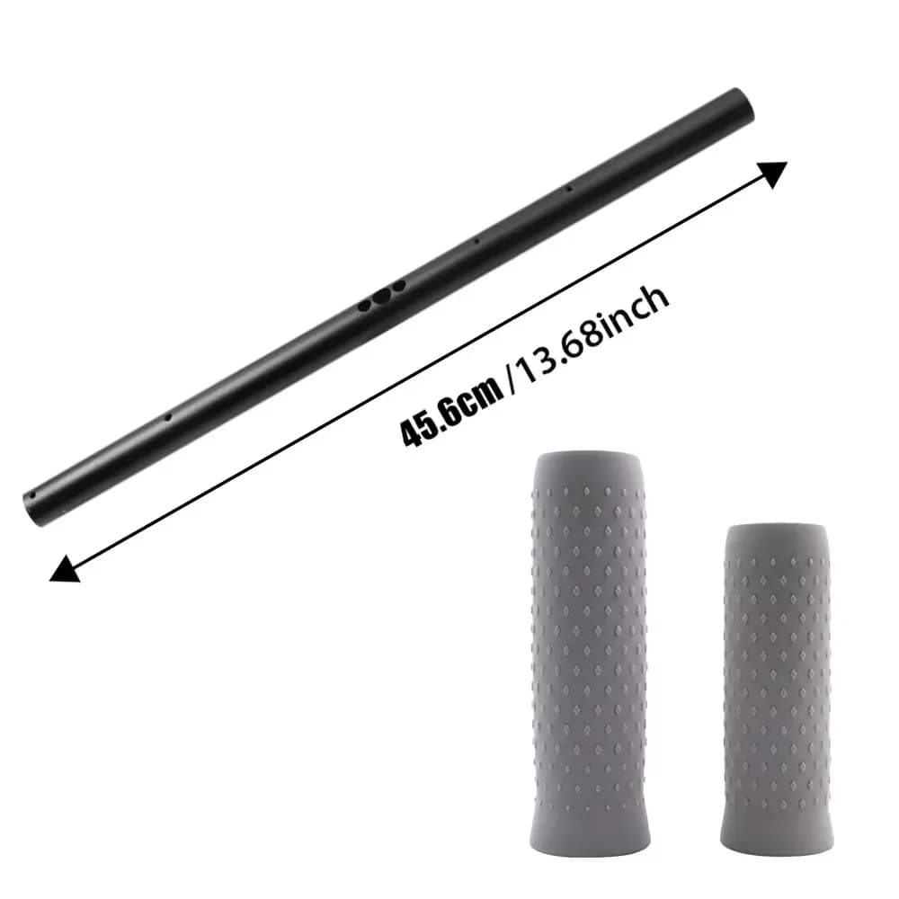 Alumínium kormányhosszabbító (táska- és tartórúd) Ninebot Max G30 rollerhez – 45.6cm szett