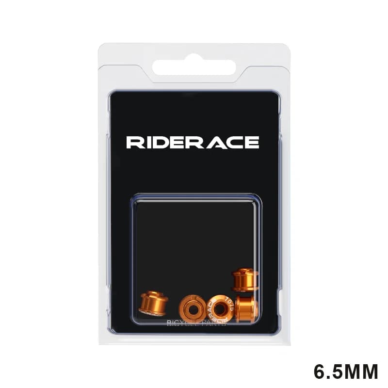 Riderace 7075 alumínium lánckerékcsavar M8 (5 db) – 6,5 mm arany