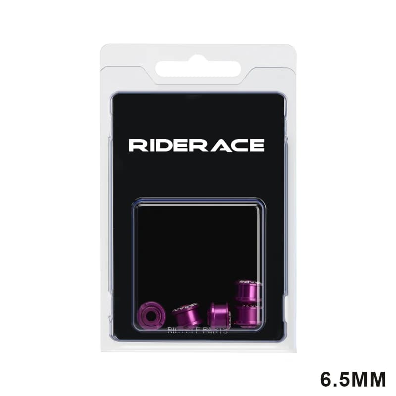 Riderace 7075 alumínium lánckerékcsavar M8 (5 db) – 6,5 mm lila