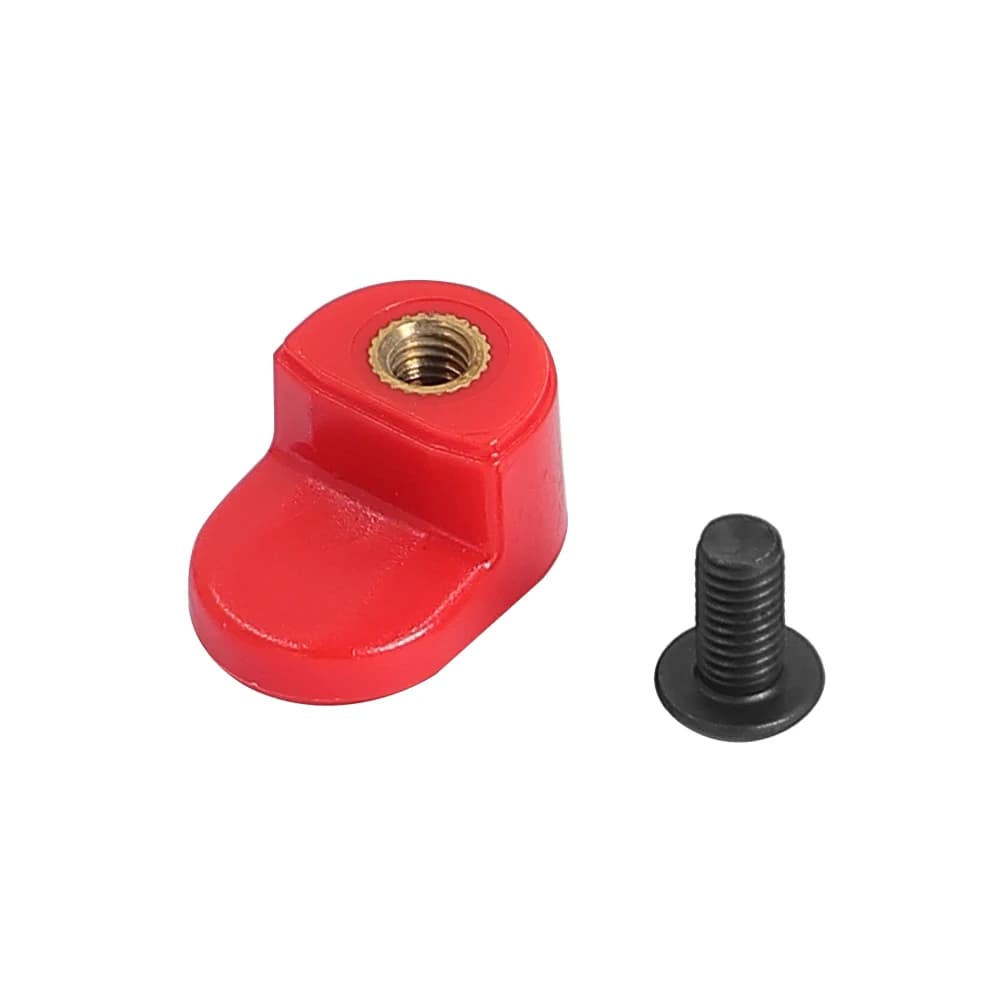 Rövid hátsó sárvédő szilikondugóval Xiaomi M365, M187, Pro rollerhez – piros hook