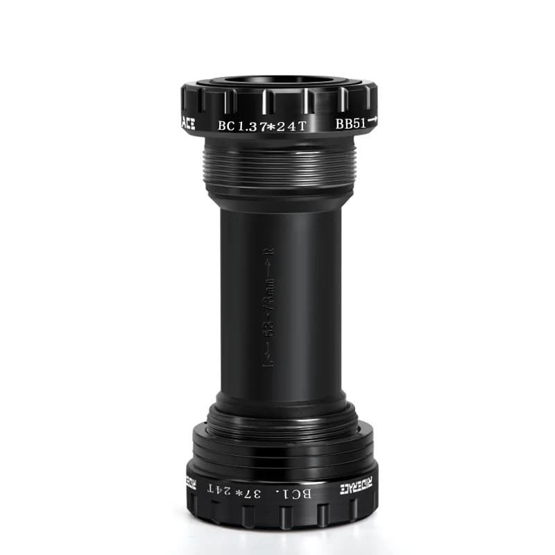 Riderace menetes középcsapágy 24 mm, BSA 68–73 mm (BB51/BB52) – fekete