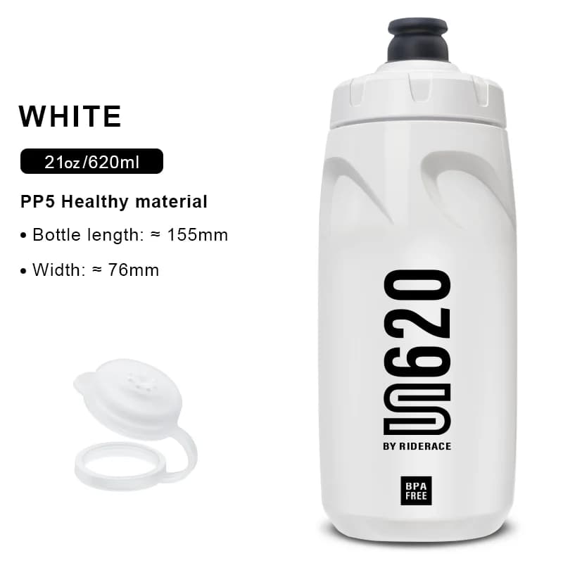 Riderace BPA-mentes sportkulacs, 620 ml – fehér