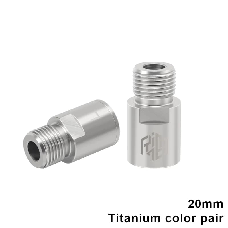 Riderace rozsdamentes pedálhosszabbító 20 mm (9/16") – titán