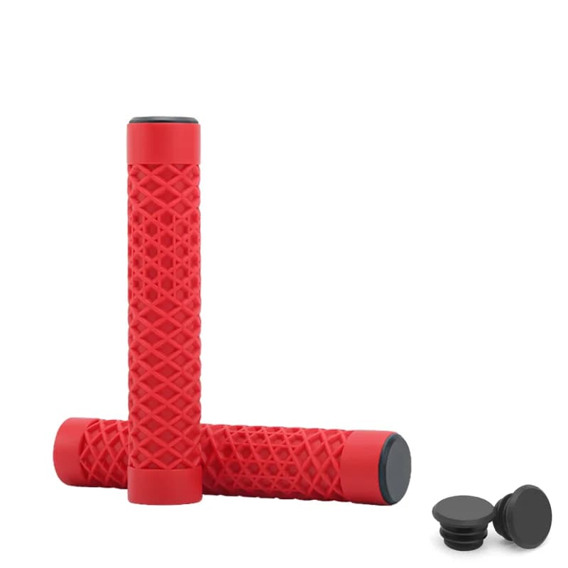 Hosszított gumi markolat 22,2 mm-es kormányhoz (1 pár) – piros