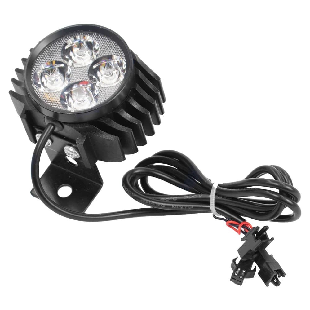 Nagy LED első lámpa kürttel Kugoo M4 Pro rollerhez, 12–80 V