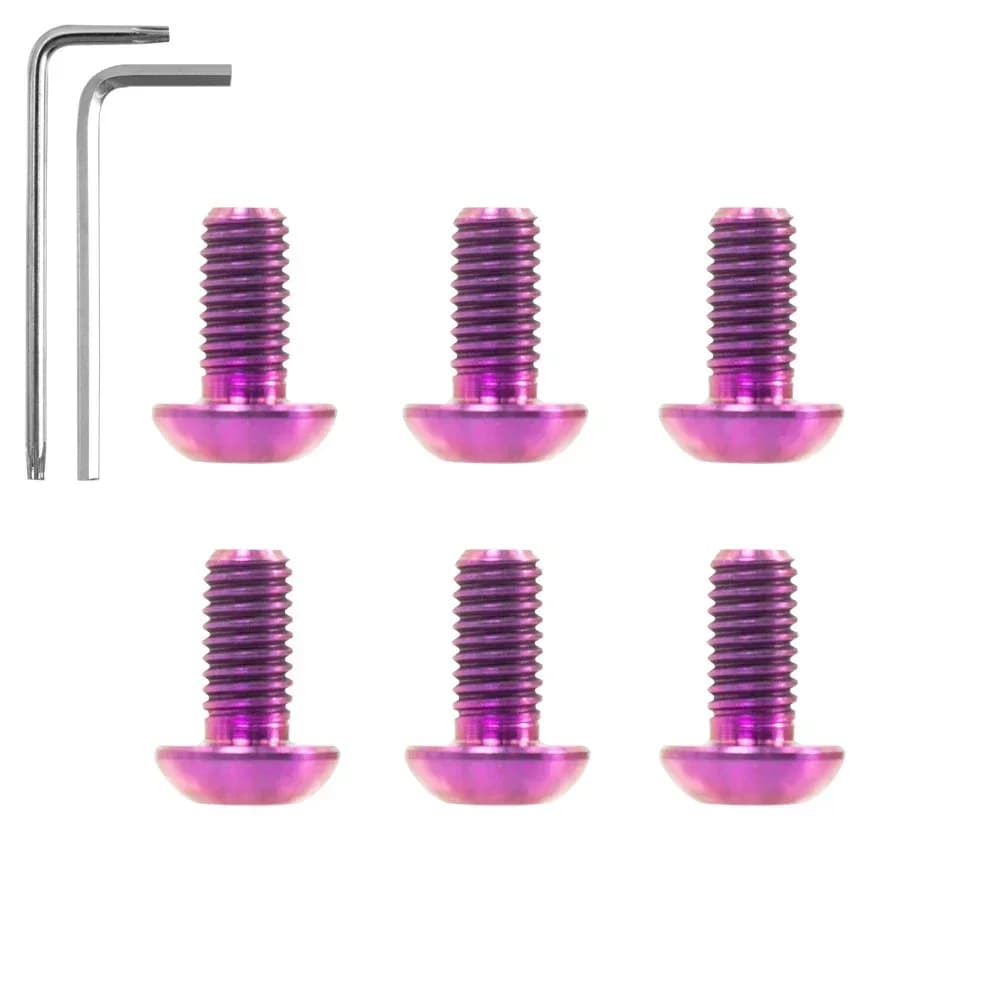 Titán féktárcsa-csavar M5×10 mm – lila