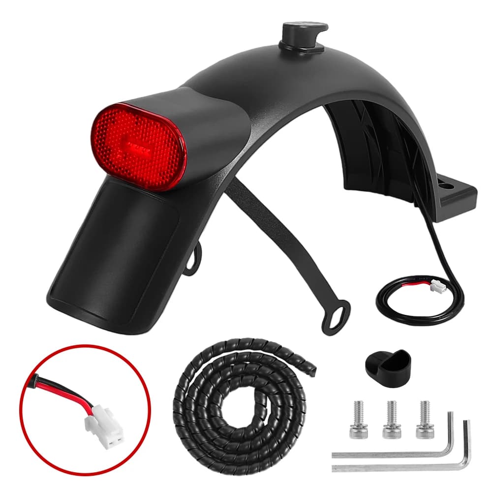 Hátsó sárvédő-talp és lámpatartó Xiaomi 5 rollerhez